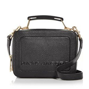❤️ NWT Marc Jacobs THE BOX 20 Bag Crossbody Black Goldtone AUTHENTIC